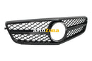Предна решетка за Mercedes C-Class W204 S204 (2007-2014) Sport Piano Black - Avtozona