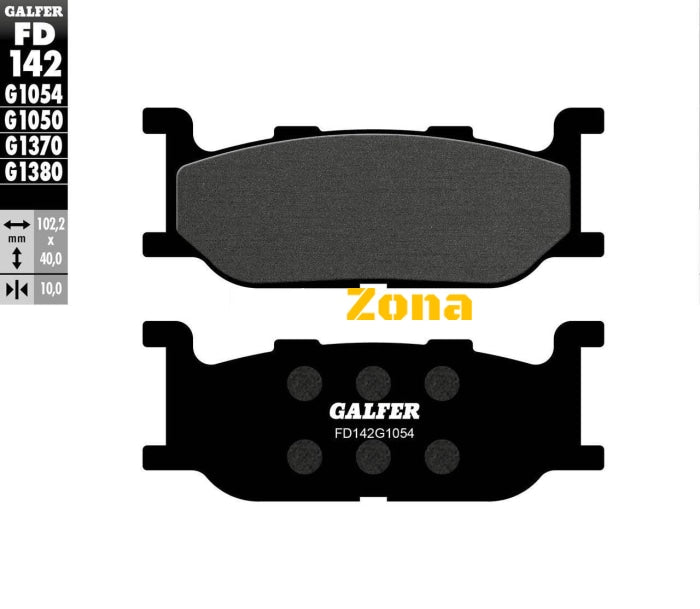 Предни мото накладки Galfer SEMI METAL FD142G1054 - Avtozona