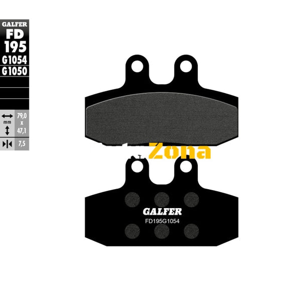 Предни мото накладки Galfer SEMI METAL FD195G1054 - Avtozona