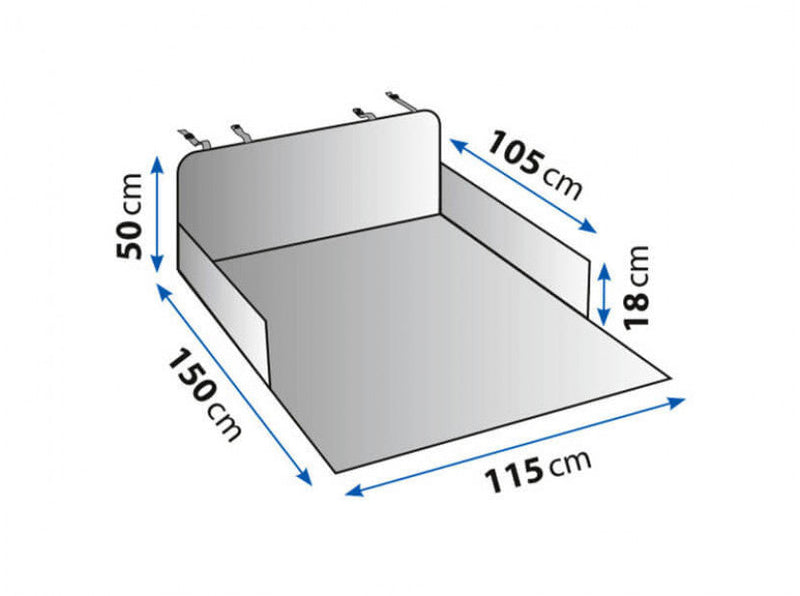 Предпазна постелка Kegel Dex за багажник размер XXL черна - Avtozona