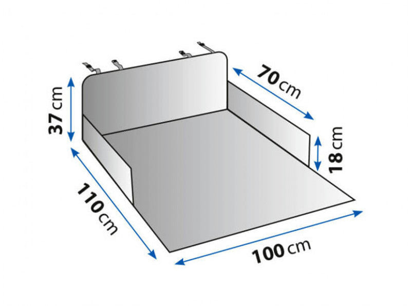 Предпазна постелка за багажник Kegel серия Dex размер M черна - Avtozona
