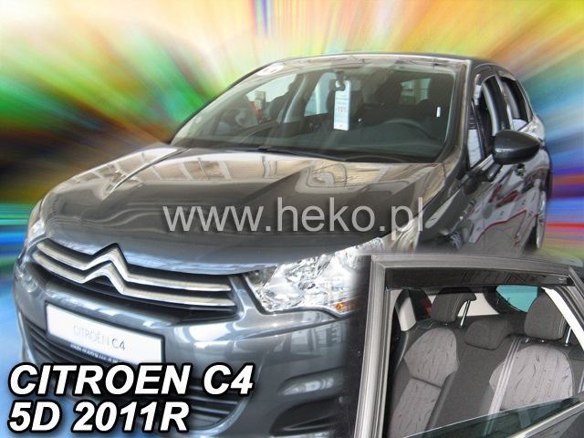 Ветробрани Team HEKO за CITROEN C4 II (2010 + ) 5 врати - 4бр. предни и задни - Avtozona