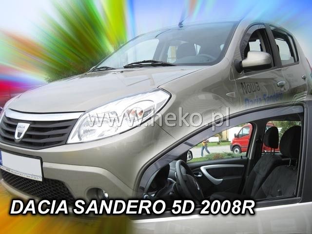 Ветробрани Team HEKO за DACIA SANDERO / STEPWAY I (2008-2012) 5 врати - 2бр. предни - Avtozona