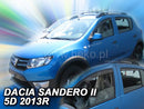 Ветробрани Team HEKO за DACIA SANDERO / STEPWAY II (2013 + ) 5 врати - 4бр. предни и задни - Avtozona