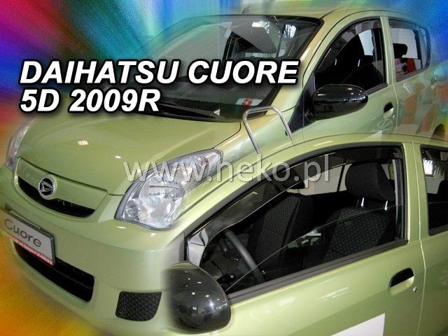 Ветробрани Team HEKO за DAIHATSU COURE VII (2007 + ) 5 врати - 2бр. предни - Avtozona