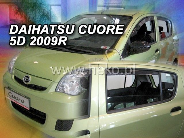 Ветробрани Team HEKO за DAIHATSU COURE VII (2007 + ) 5 врати - 4бр. предни и задни - Avtozona