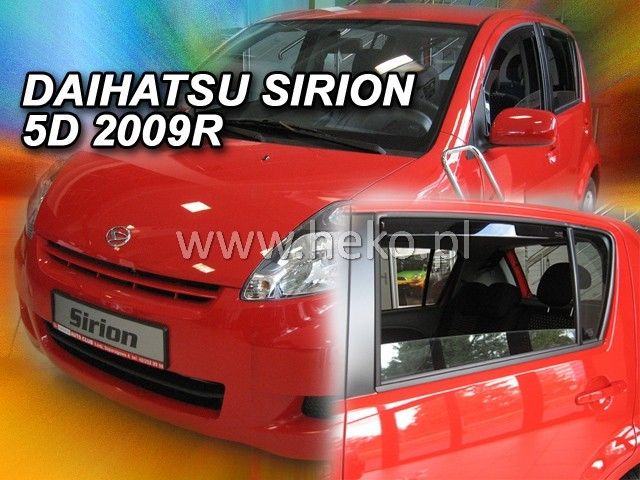 Ветробрани Team HEKO за DAIHATSU SIRION (2005 + ) / SUBARU JUSTY (2007 - 2011) 5 врати - 4бр. предни и задни - Avtozona