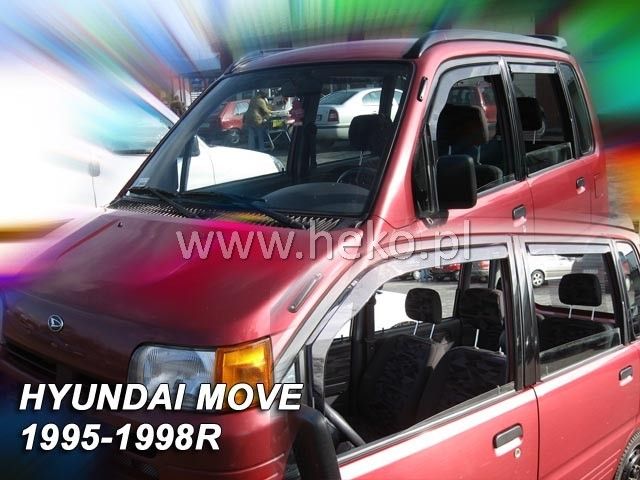 Ветробрани Team HEKO за DAIHATSU MOVE (1995-1998) 5 врати - 4бр. предни и задни - Avtozona