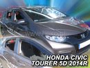 Ветробрани Team HEKO за HONDA CIVIC TOURER (2014 + ) Combi - 4бр. предни и задни - Avtozona