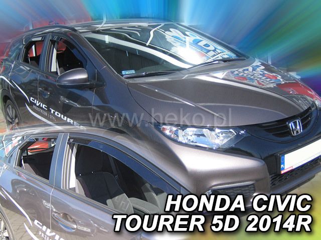 Ветробрани Team HEKO за HONDA CIVIC TOURER (2014 + ) Combi - 4бр. предни и задни - Avtozona