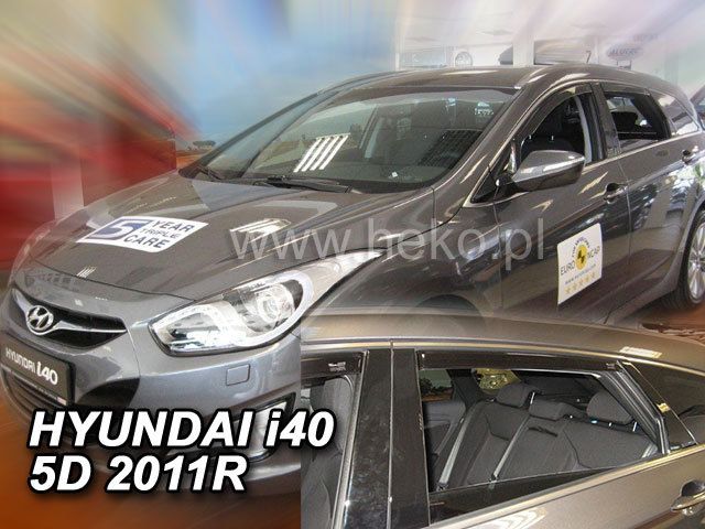 Ветробрани Team HEKO за HYUNDAI i40 (2011 + ) Combi - 4бр. предни и задни - Avtozona