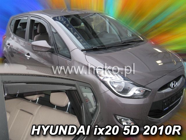 Ветробрани Team HEKO за HYUNDAI ix20 (2010 + ) 5 врати - 4бр. предни и задни - Avtozona