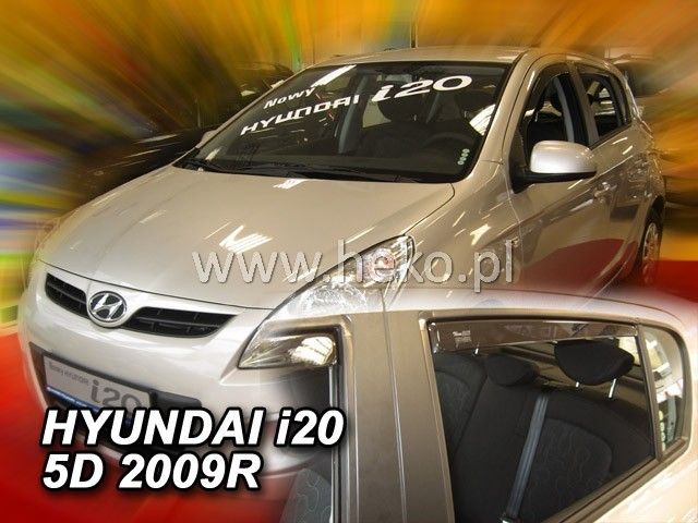 Ветробрани Team HEKO за HYUNDAI i20 (2009-2015) 5 врати - 4бр. предни и задни - Avtozona