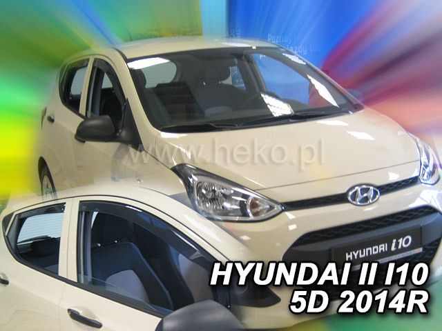 Ветробрани Team HEKO за HYUNDAI i10 (2014 + ) 5 врати - 4бр. предни и задни - Avtozona