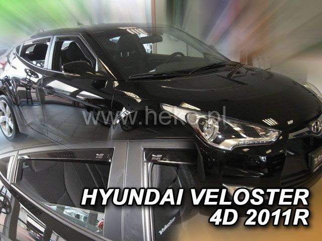 Ветробрани Team HEKO за HYUNDAI VELOSTER (2011 + ) Coupe - 2бр. предни и 1бр. заден десен - Avtozona