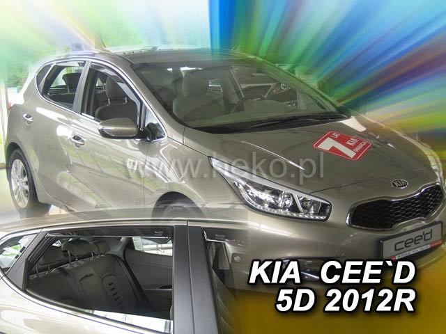 Ветробрани Team HEKO за KIA CEED (2012 + ) 5 врати - 4бр. предни и задни - Avtozona