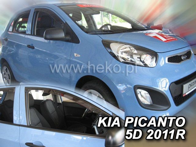 Ветробрани Team HEKO за KIA PICANTO (2011-2017) 5 врати - 2бр. предни - Avtozona