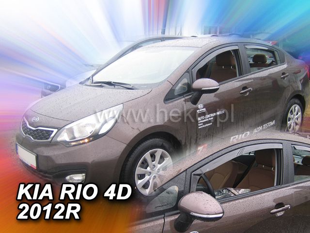 Ветробрани Team HEKO за KIA RIO (2011-2017) 5 врати Sedan - 2бр. предни - Avtozona