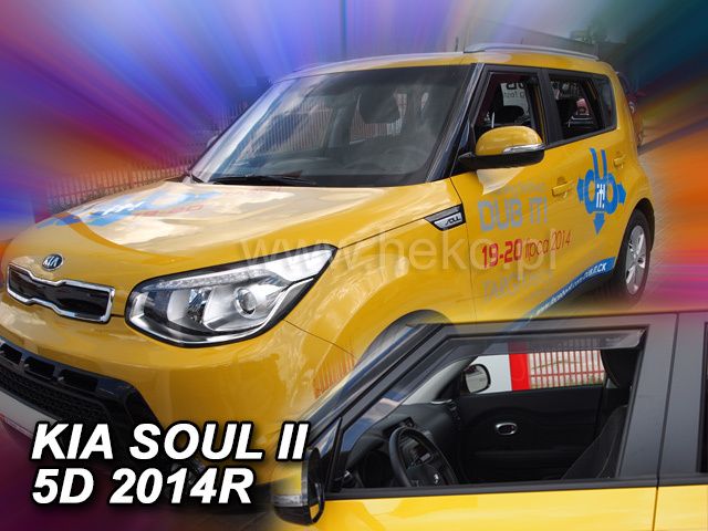 Ветробрани Team HEKO за KIA SOUL (2014 + ) 5 врати - 2бр. предни - Avtozona