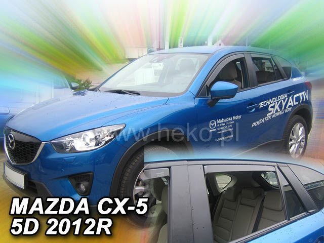 Ветробрани Team HEKO за MAZDA CX 5 (2011-2017) 5 врати - 4бр. предни и задни - Avtozona