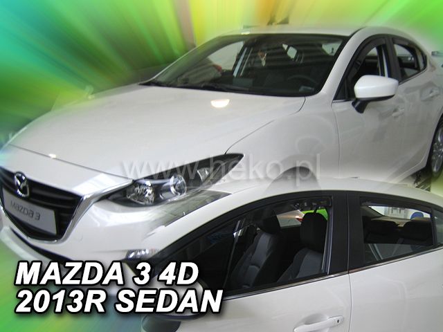 Ветробрани Team HEKO за MAZDA 3 (2013-2018) 5 врати Sedan - 4бр. предни и задни - Avtozona