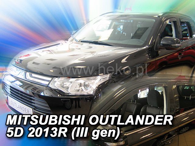 Ветробрани Team HEKO за MITSUBISHI OUTLANDER (2006-2012) - 4бр. предни и задни - Avtozona