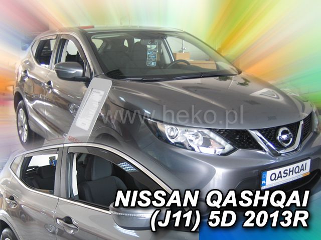 Ветробрани Team HEKO за NISSAN QASHQAI (2013 + ) 5 врати - 4бр. предни и задни - Avtozona