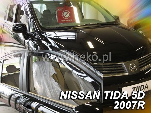 Ветробрани Team HEKO за NISSAN TIIDA (2007 + ) 5 врати - 4бр. предни и задни - Avtozona