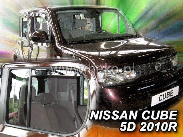 Ветробрани Team HEKO за NISSAN CUBE (2010 + ) 5 врати - 4бр. предни и задни - Avtozona