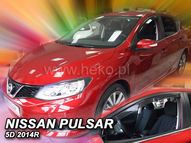 Ветробрани Team HEKO за NISSAN PULSAR (2014 + ) 5 врати - 2бр. предни - Avtozona