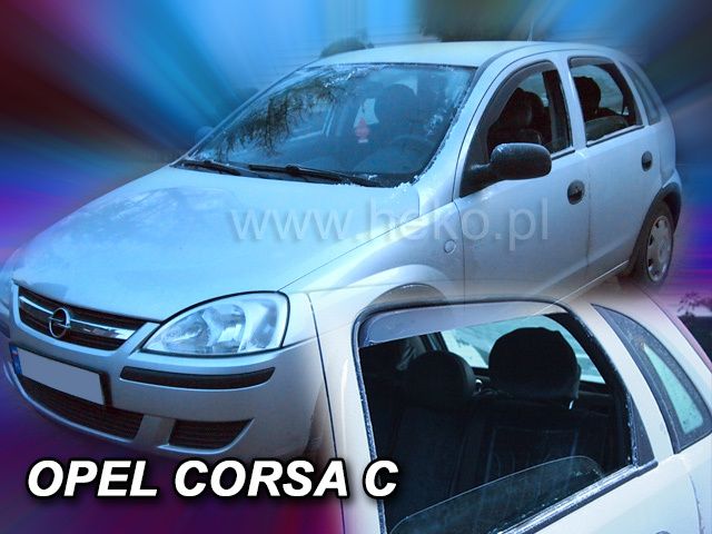 Ветробрани Team HEKO за OPEL CORSA C (2000-2006) 5 врати - 4бр. предни и задни - Avtozona