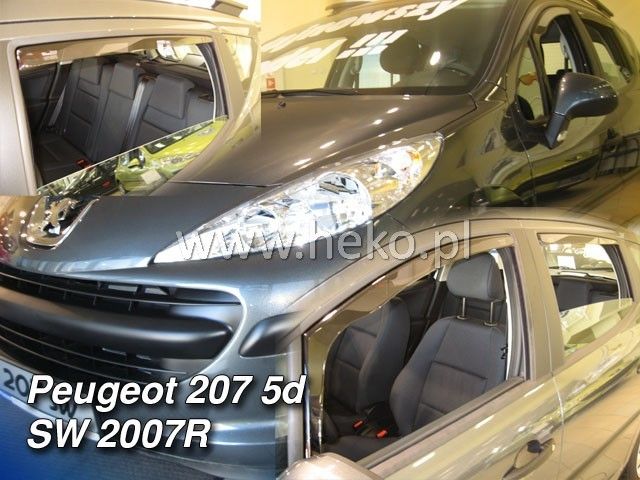 Ветробрани Team HEKO за PEUGEOT 207 (2006 + ) Combi - 4бр. предни и задни - Avtozona