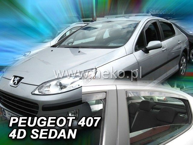 Ветробрани Team HEKO за PEUGEOT 407 (2004 + ) Sedan - 4бр. предни и задни - Avtozona