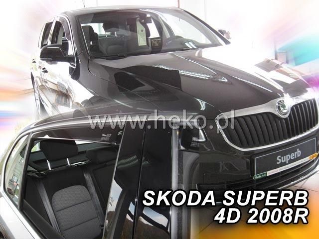 Ветробрани Team HEKO за SKODA SUPERB (2008-2015) Sedan - 4бр. предни и задни - Avtozona