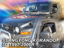 Ветробрани Team HEKO за SSANGYONG ACTYON (2007 + ) 5 врати - 4бр. предни и задни - Avtozona