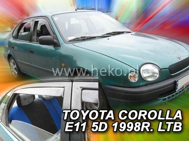 Ветробрани Team HEKO за TOYOTA COROLLA (1997-2001) 5 врати - 4бр. предни и задни - Avtozona