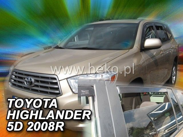 Ветробрани Team HEKO за TOYOTA HIGHLANDER (USA) (2007 + ) 4бр. предни и задни - Avtozona