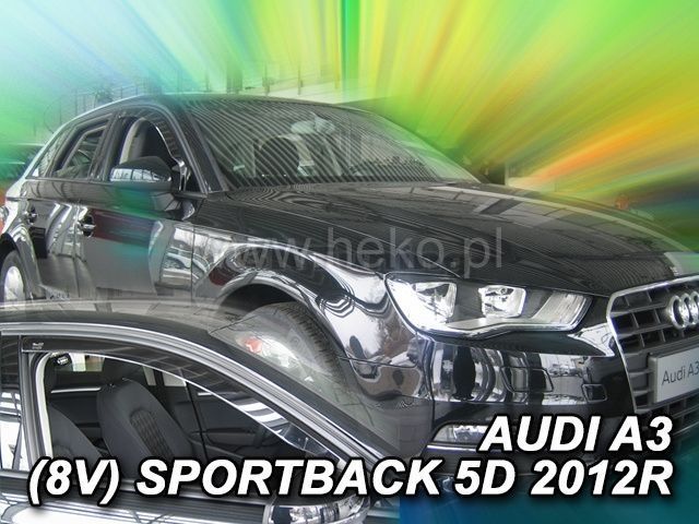 Ветробрани Team HEKO за AUDI A3 (2012-2020) 5 врати - 4бр. предни и задни - Avtozona