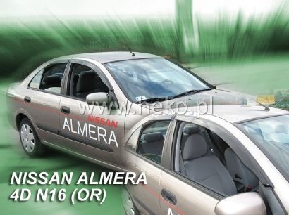 Ветробрани Team HEKO за NISSAN ALMERA N16 (2000-2005) sedan 4 врати - 4бр. предни и задни - лепящи - Avtozona