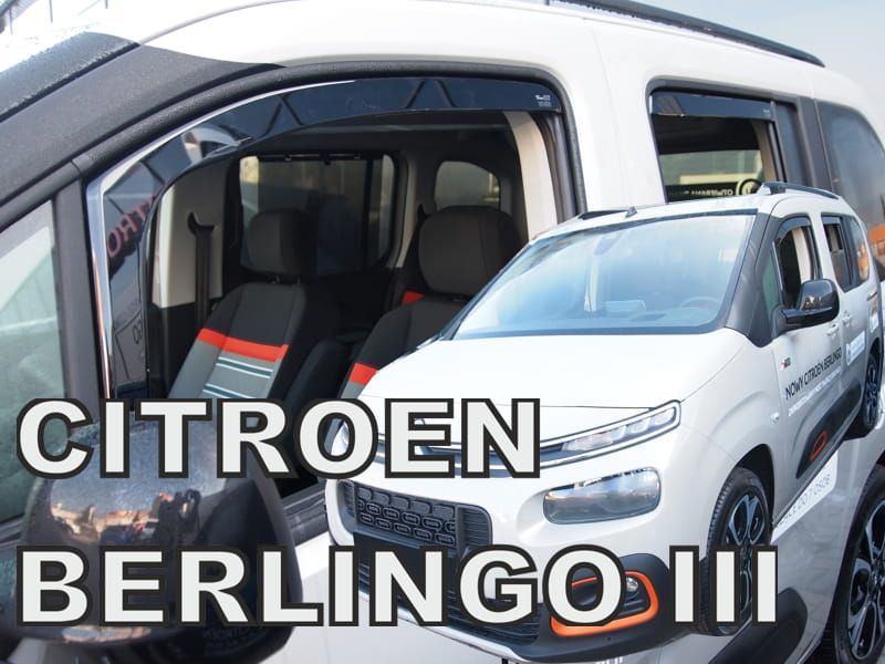 Ветробрани Team HEKO за OPEL Combo E 5d / CITROEN Berlingo / PEUGEOT Rifter / TOYOTA ProAce City (2018 + ) - 4бр. предни и задни - Avtozona