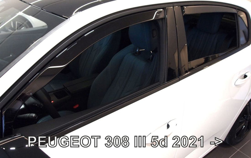 Ветробрани Team HEKO за PEUGEOT 308 III 5D (2021 + ) 5 врати - 4бр. предни и задни - Avtozona