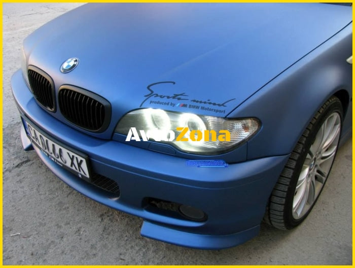 Ангелски Очи Диодни за BMW E46 купе (2003 + ) с 66 диода - Жълт цвят - Avtozona