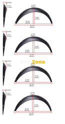 Разширители Раздувки Вежди за Калници PVC предни + задни 4 броя 1КТ - Avtozona