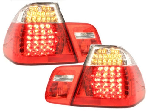 Red Crystal LED СТОПОВЕ за BMW 3 Series E46 Limousine (1998-2001) - Avtozona