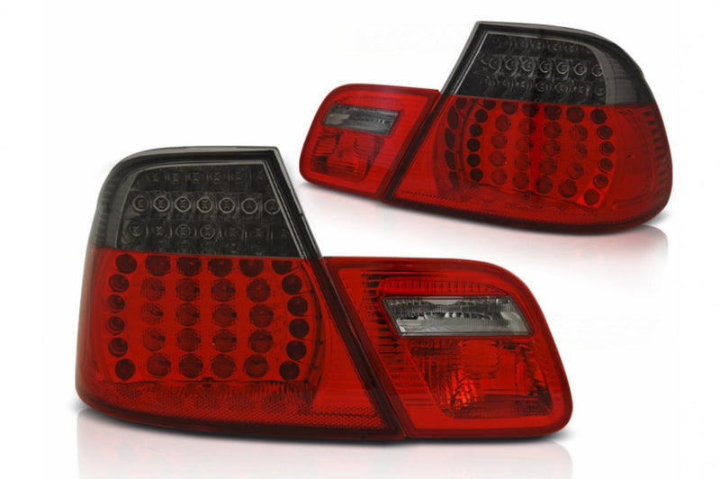 RED Smoke LED СТОПОВЕ за BMW 3 Series E46 Coupe (2003-2005) - Avtozona