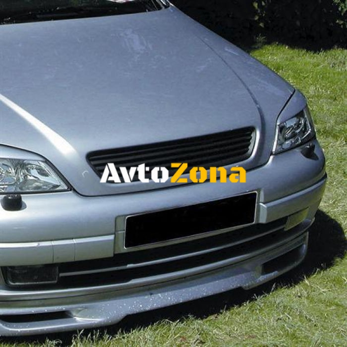 Решетка без емблема за Opel Astra G (1998-2004) - черна - Avtozona