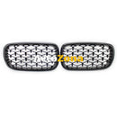 Решетки за BMW X5 F15 (2013-2018)- Гланцов черен Diamond стил - Avtozona