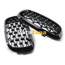 Решетки за BMW X6 F16 (2014-2019)- Гланцов черен Diamond стил - Avtozona