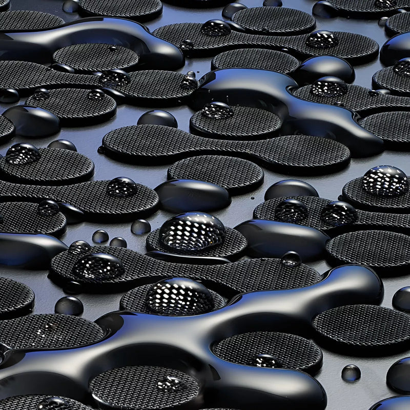 Гумени стелки Rezaw-Plast за Volvo XC40 Recharge (2022+), 4 части, черни