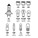 Резервен авариен комплект крушки H7 12V от 11 части Dunlоp - Avtozona
